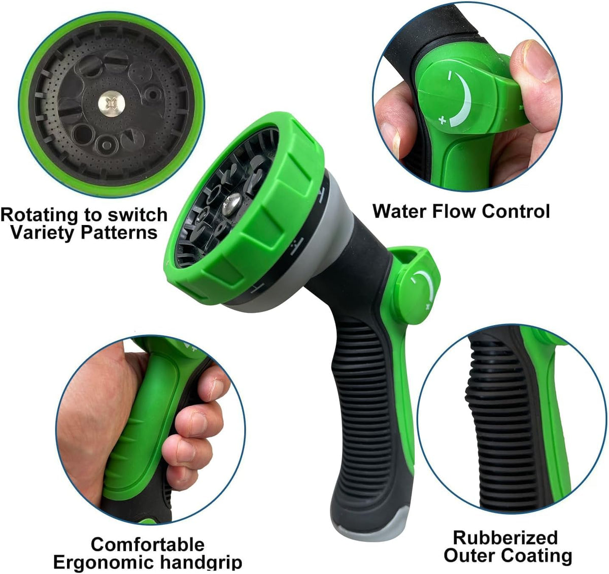 Celiamusing kink-free hose maintains steady flow around corners.