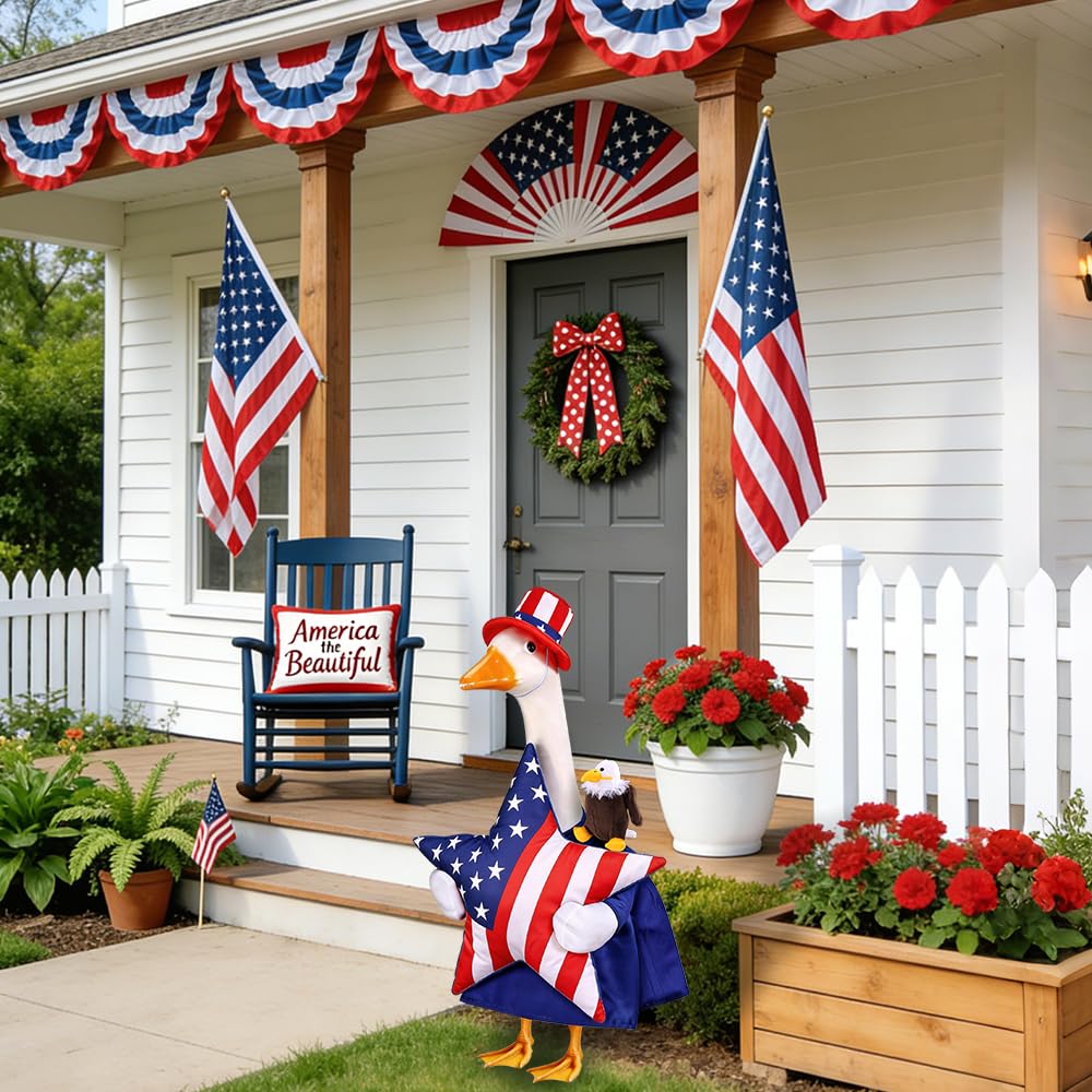 Celltestria outdoor goose decoration brings seasonal charm to lawns and entryways.