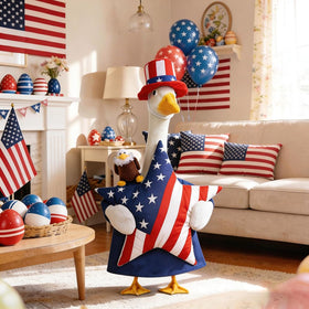 Celltestria patriotic yard decor strengthens festive vibes for porch and garden areas.