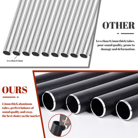 CELSOL pre-drilled tubes speed up wind chime construction and repairs.