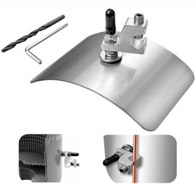 Cendasun pool bonding kit plate in stainless steel for durable skimmer bonding.