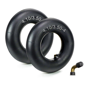 Cenipar 410/350-4 inner tubes two-pack for wheelbarrows and carts.