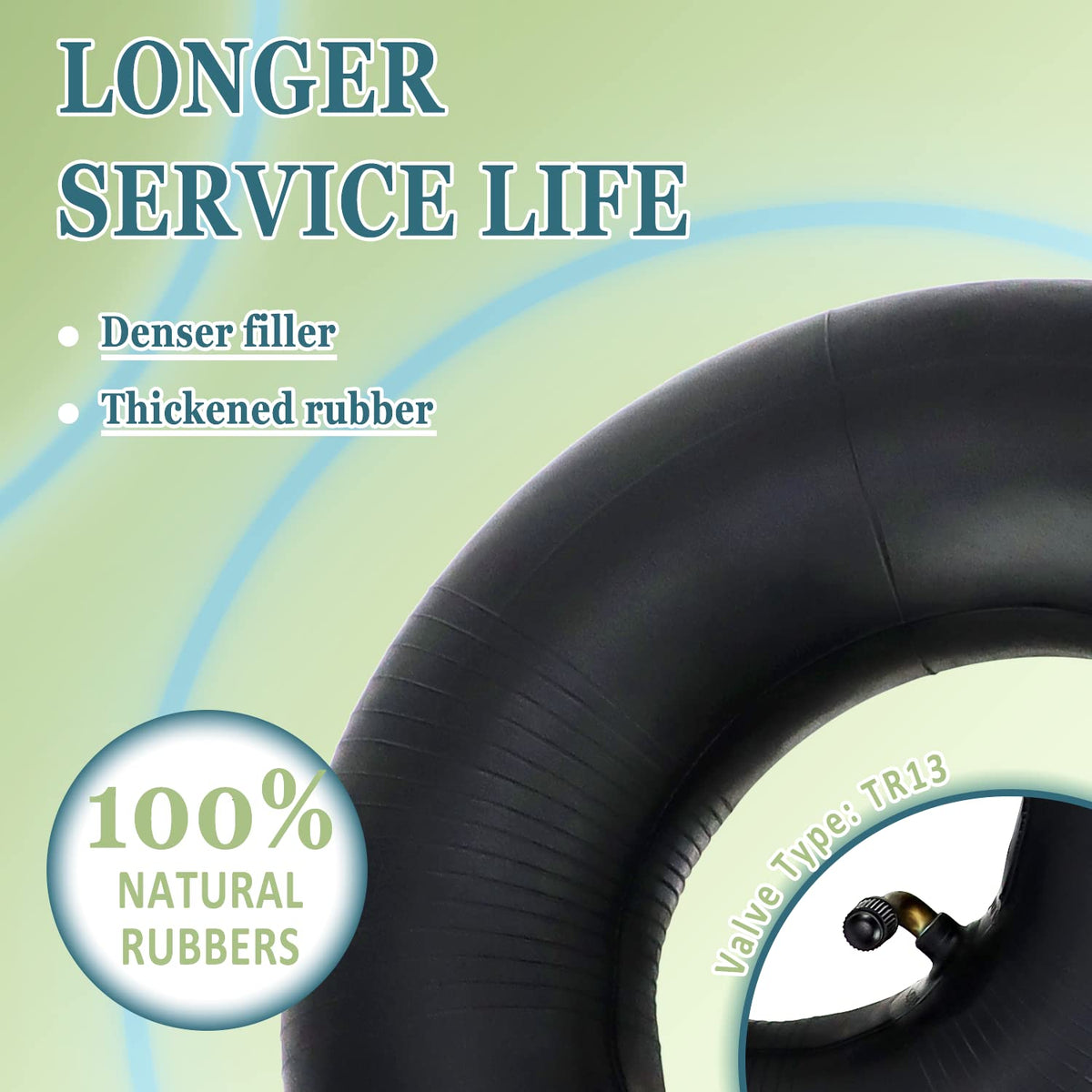 Cenipar TR87 bent valve stem for easier inflation.