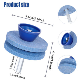 cenoz double-layer corundum sharpener demonstrates durable grinding for sharp blades.