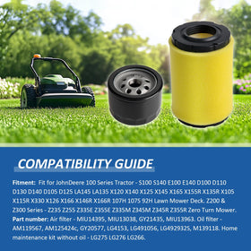 Centuryestar pre-filter for John Deere kit captures dust to extend air filter life