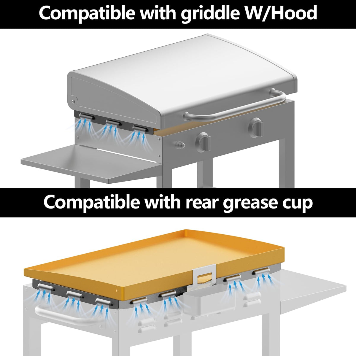 CeOaOtK wind guard helps conserve heat for faster outdoor cooking sessions.