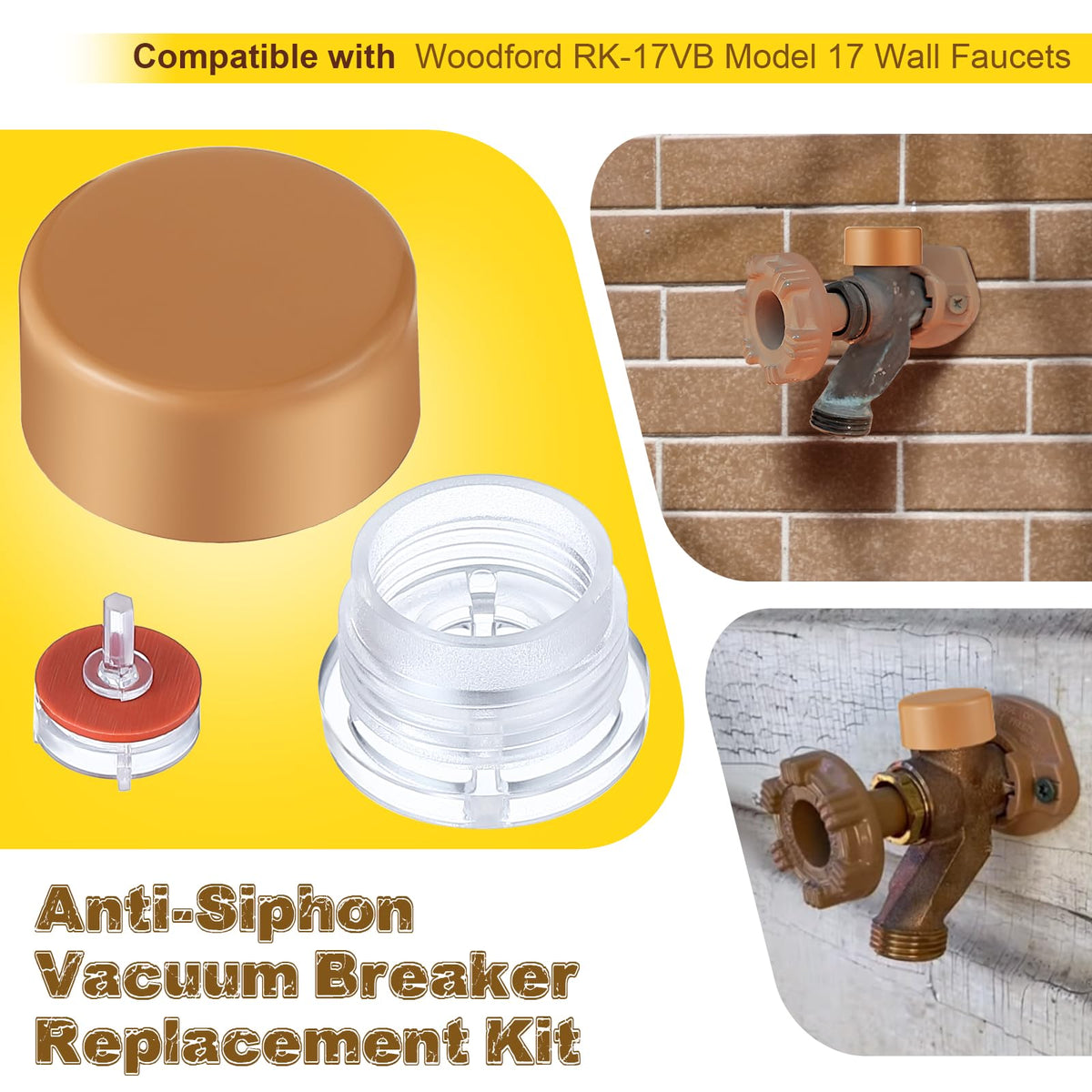 Ceoighe anti siphon valve repair kit to restore backflow protection.