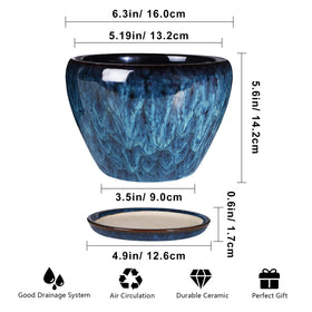 Ceramicfor ceramic pot closeup highlighting durable stoneware and smooth glaze finish