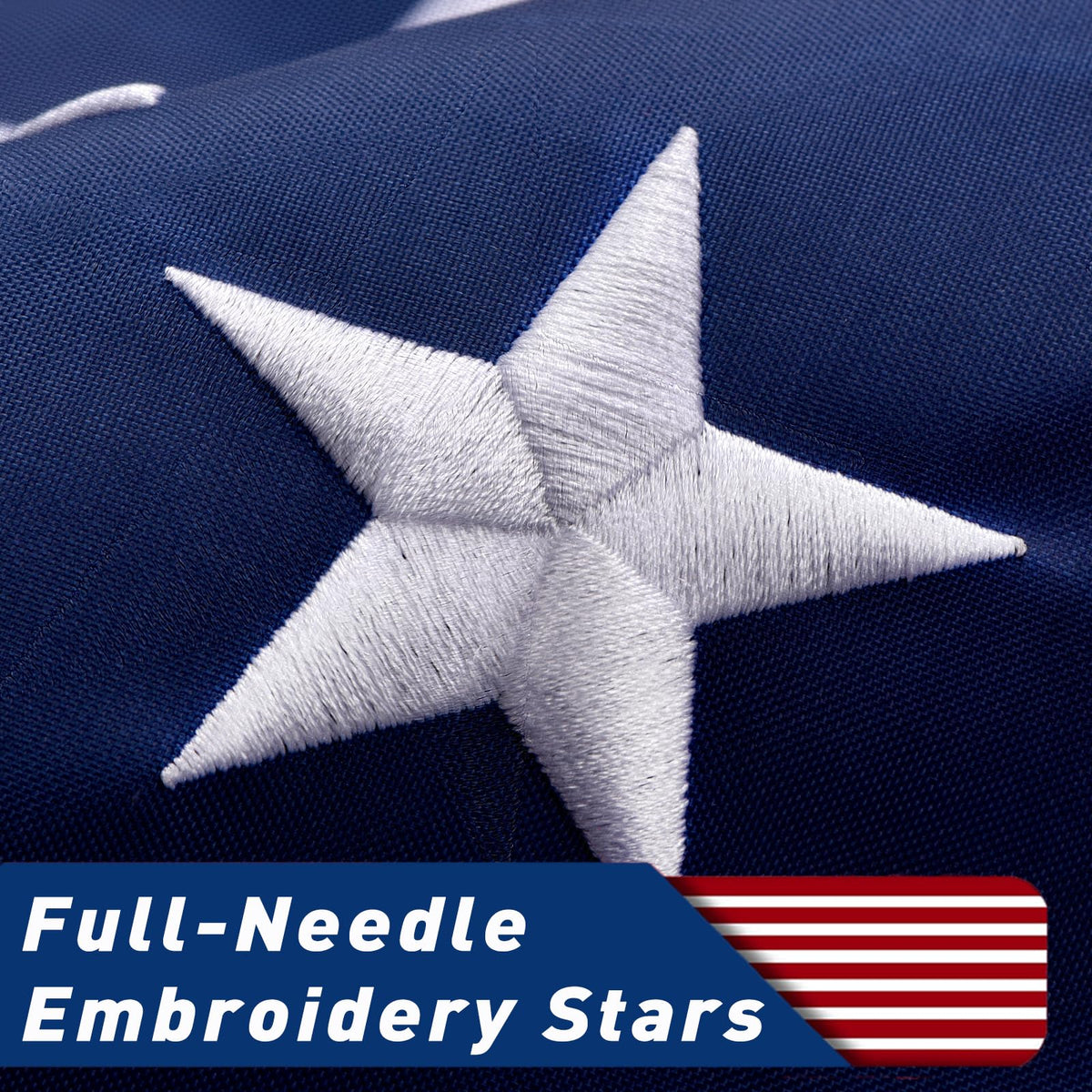 Cerbru heavy-duty polyester flag withstands sun and wind for long-lasting use.