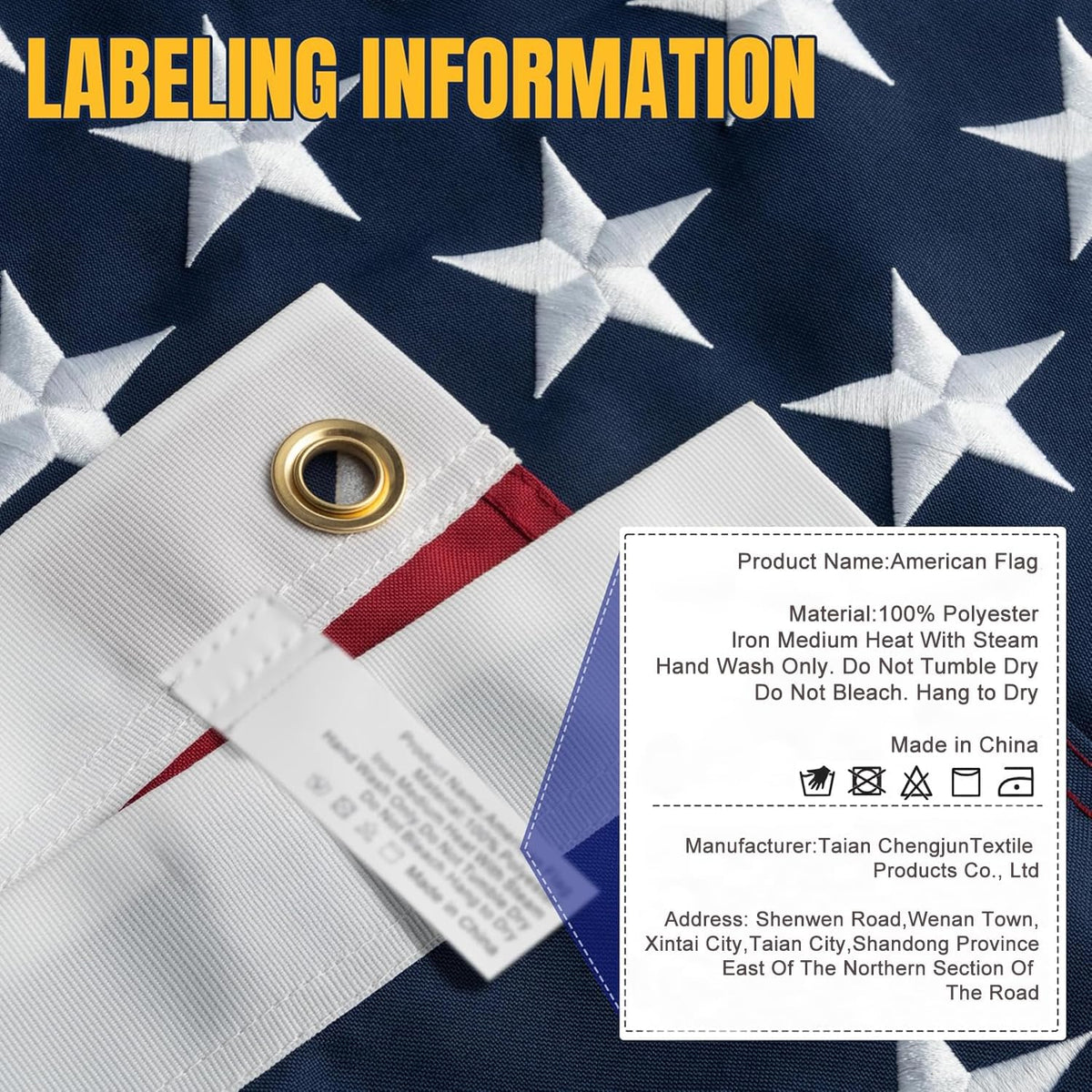 Cerbru flag kit elevates curb appeal with classic embroidery and rich colors.
