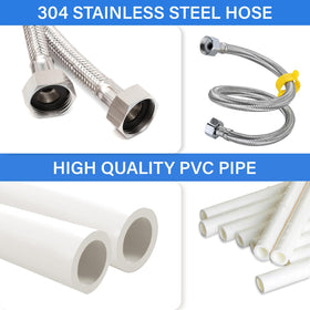 CERISURIO PVC pipes and cups ready to prevent spills