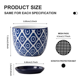 Cerkik modern glazed pots add stylish indoor decor.