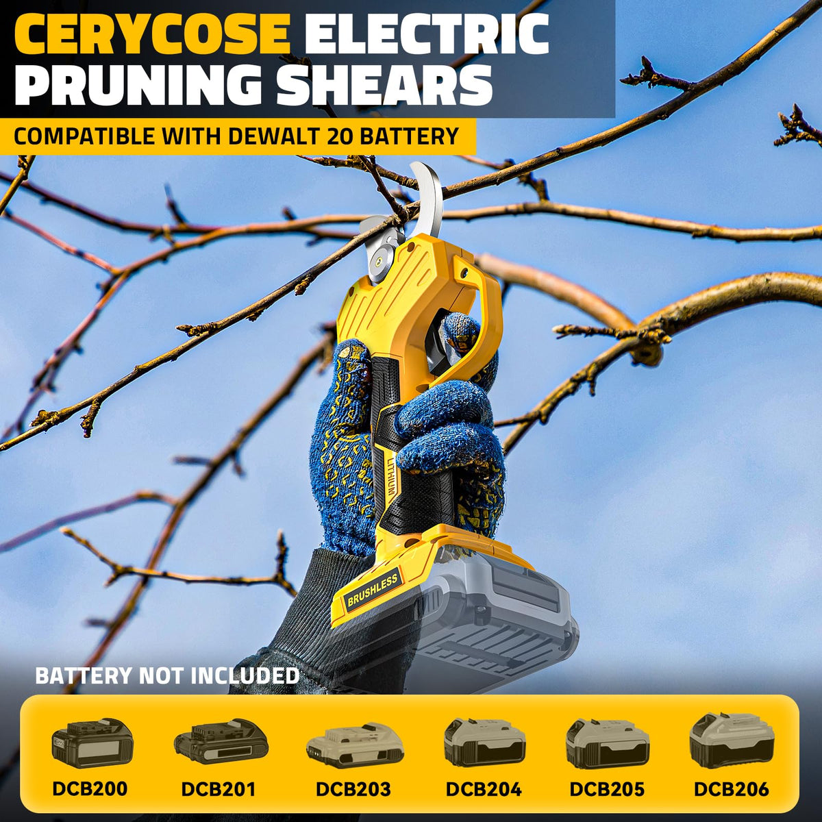 Cerycose pruning shears with adjustable blade settings for versatile garden tasks.