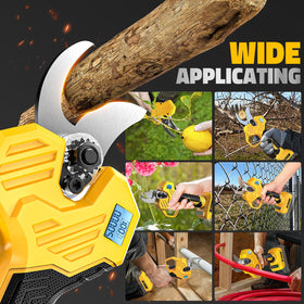 Cerycose pruner held in hand illustrating lightweight ergonomic design.
