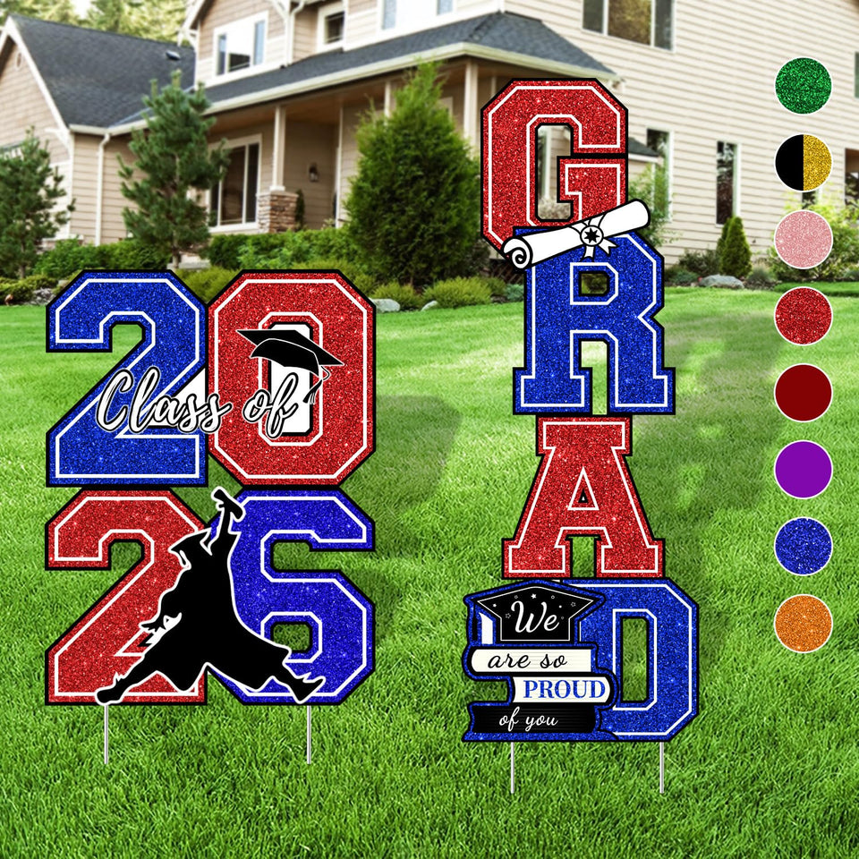 CESOF 2026 Grad yard sign set for outdoor graduation celebrations