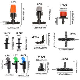 CESTAME barbed tees and elbows for versatile drip connections