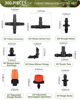 CESTAME Adjustable Nozzles for customizable irrigation on pots and beds.