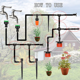 CESTAME hose elbows and single barbs provide reliable connections.