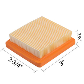 Ceukius five-pack air filter side view for quick replacement