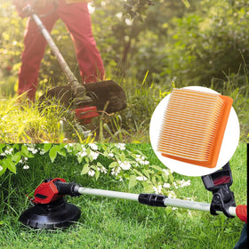 Ceukius air filter closeup view of product details