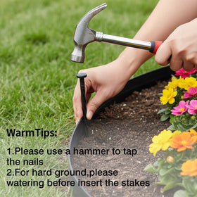 CEWOR all-weather flex edging resists cracking and fading across seasons.
