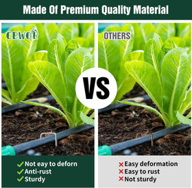 CEWOR heavy-duty steel pins with galvanized finish offer rust resistance and reuse.
