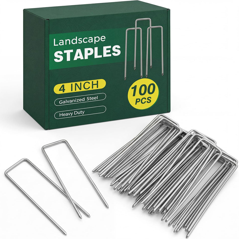 CEWOR landscape staples 4-inch box for quick, organized installation