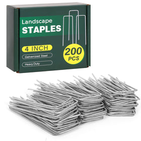 CEWOR landscape staples 4in pack securely anchor fabric and sod