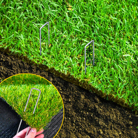 Stakes suitable for turf, drip irrigation, and ground cover tasks.