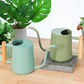 CEWOR semi-open top reduces spills while watering indoor plants.