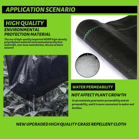 CFTEL drainage-friendly fabric supports French drains while preventing weeds