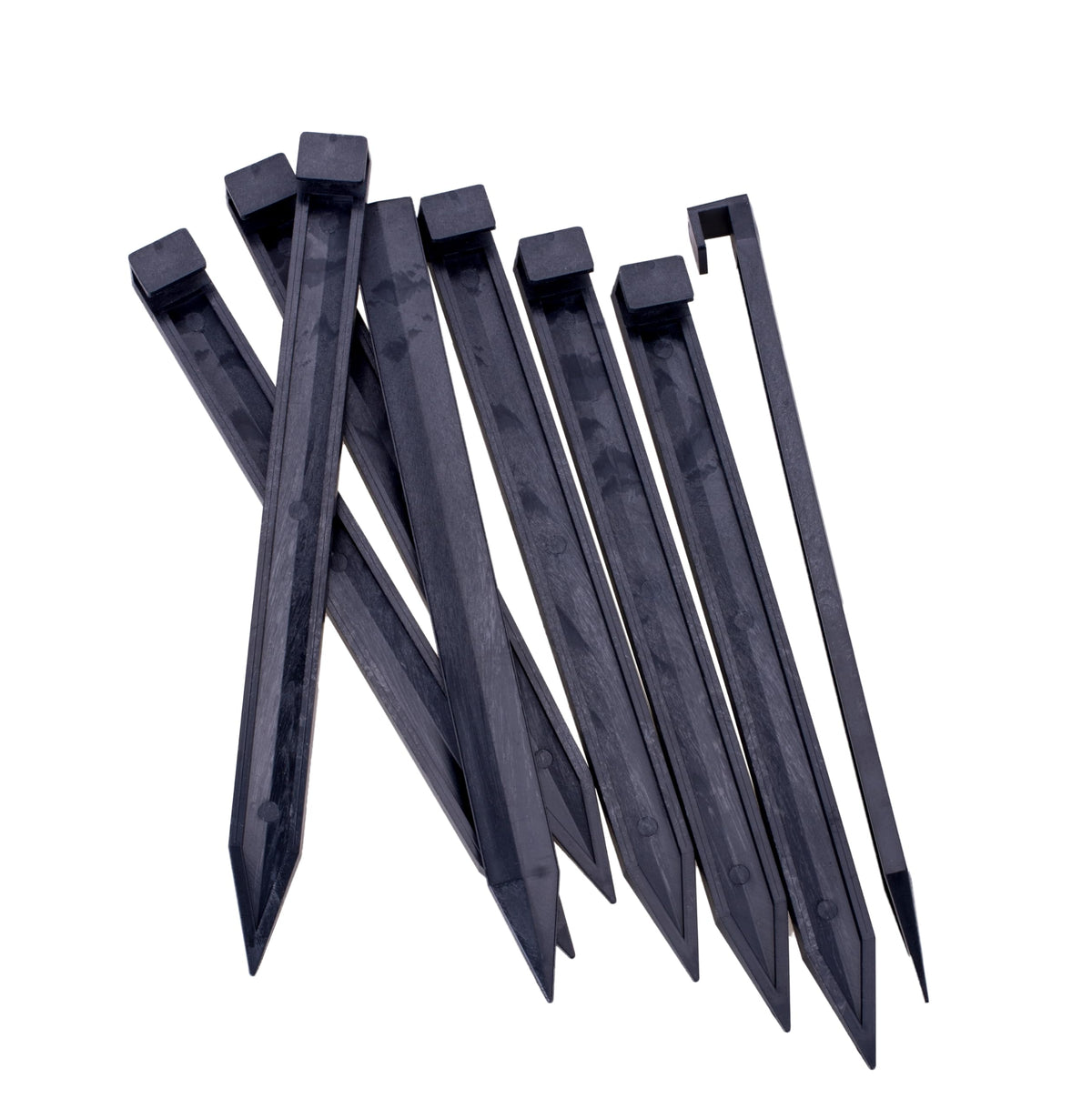 CFUTABOH landscape spikes 12-pack securing paver edging with UV resistance.