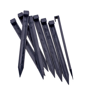 CFUTABOH landscape spikes 12-pack securing paver edging with UV resistance.
