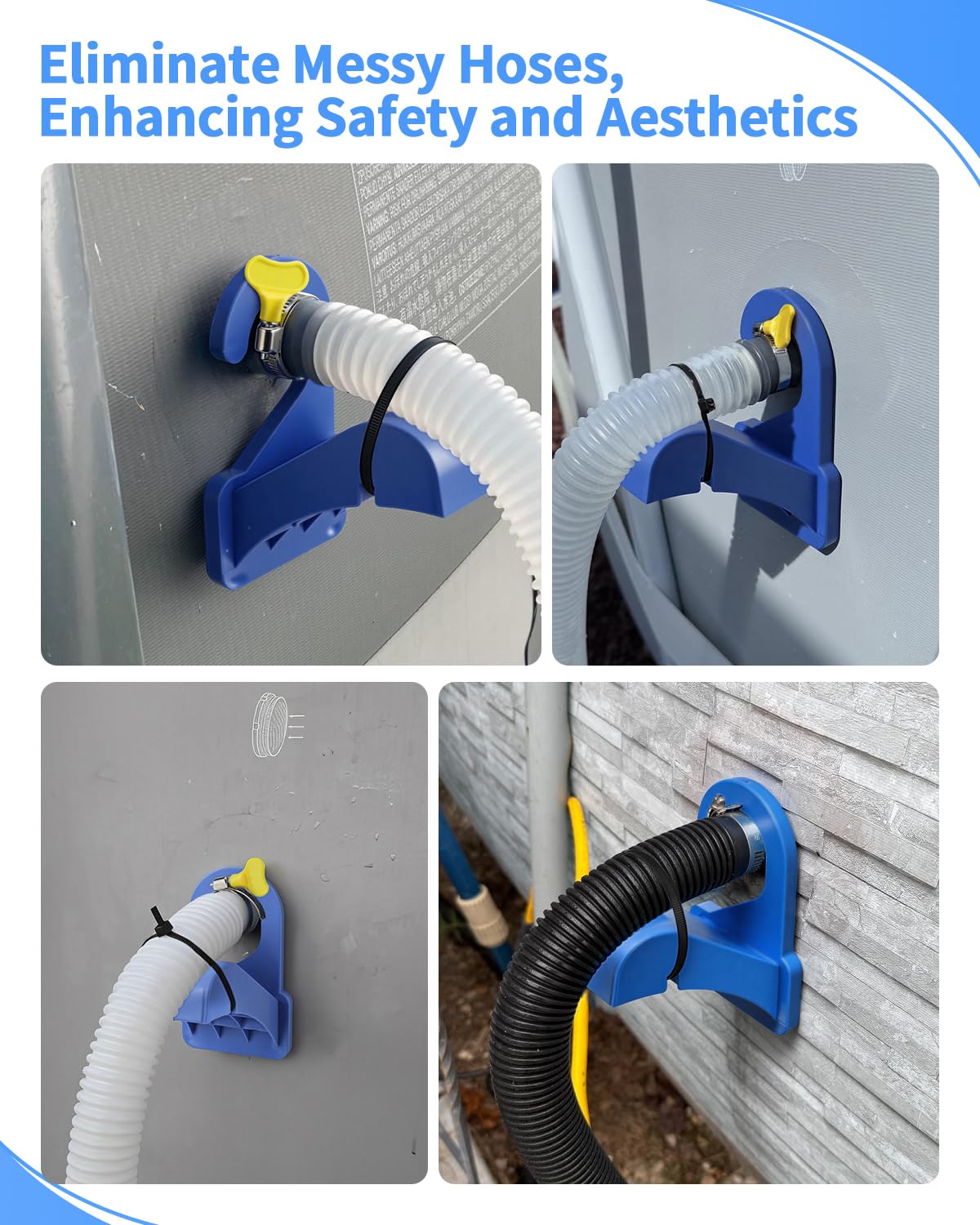 Cfyosnk adhesive-backed installation enables tool-free mounting.