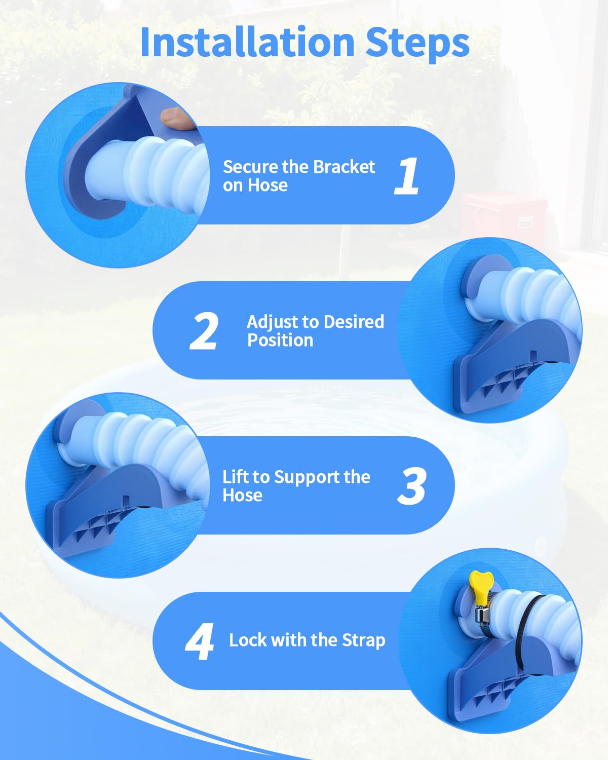 Cfyosnk pipe protection reduces bending stress on pool connections.