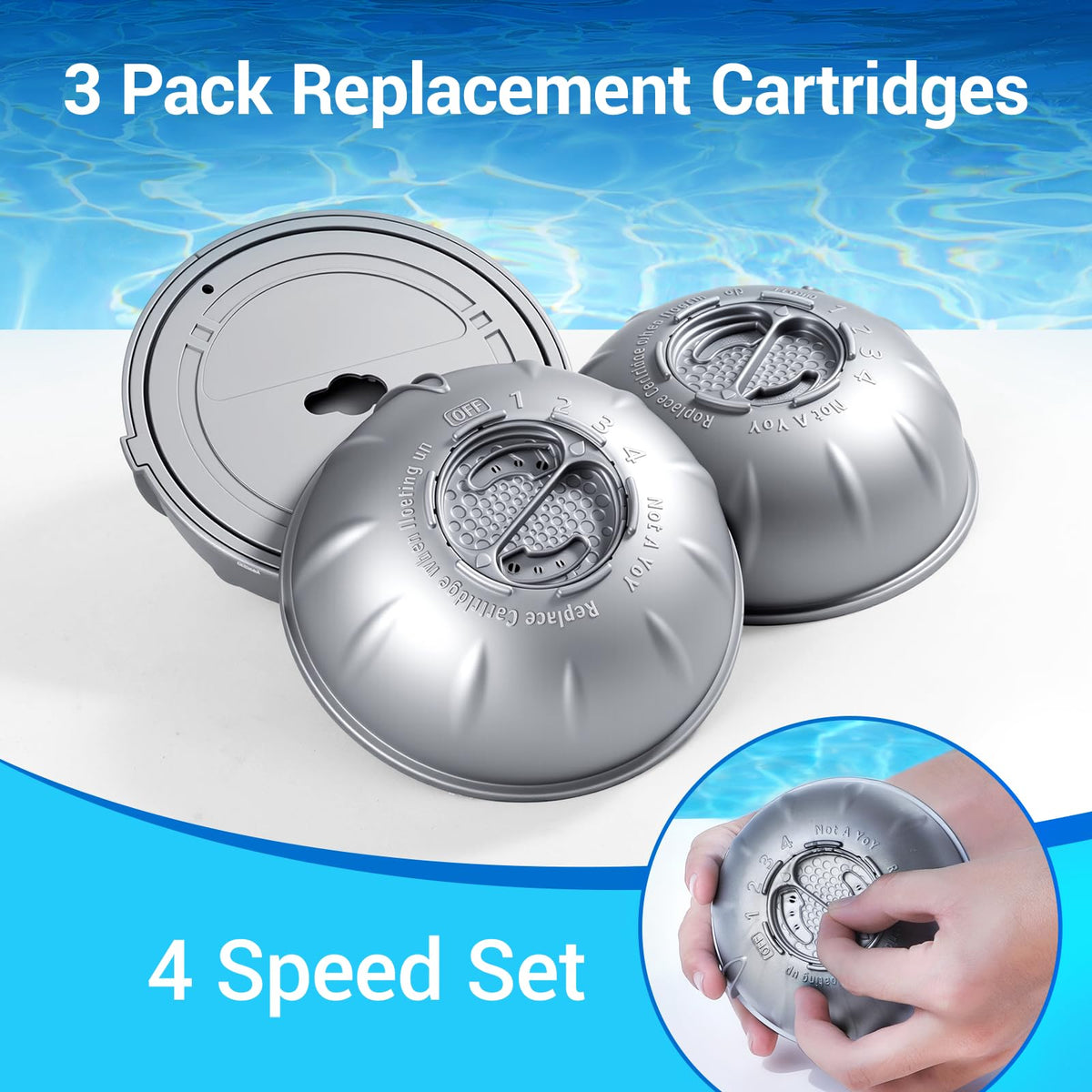CGECGE frog-ease-compatible-cartridge close-up—quick swap for effortless tub maintenance.