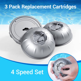 CGECGE frog-ease-compatible-cartridge close-up—quick swap for effortless tub maintenance.
