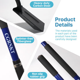 CGRNKT shovel performs well in rocky soil for trenches.