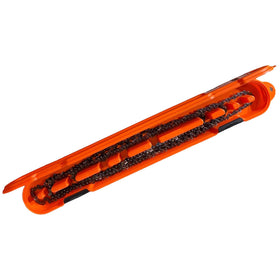 Portable saw chain case for quick on-site organization and transport