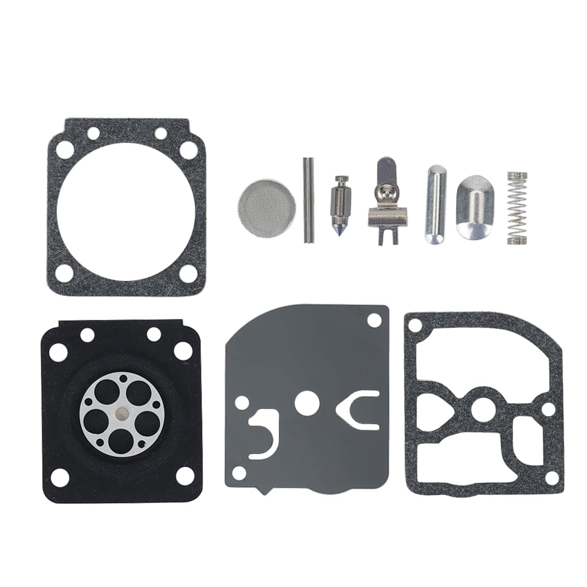Chainsaw carb rebuild kit installation guide with clear steps