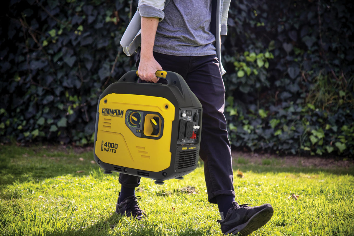Champion Power Equipment 4000-watt inverter 1.54-gallon fuel tank for long runs