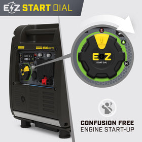 CO Shield system on Champion inverter detects CO and auto shuts off when unsafe levels are found