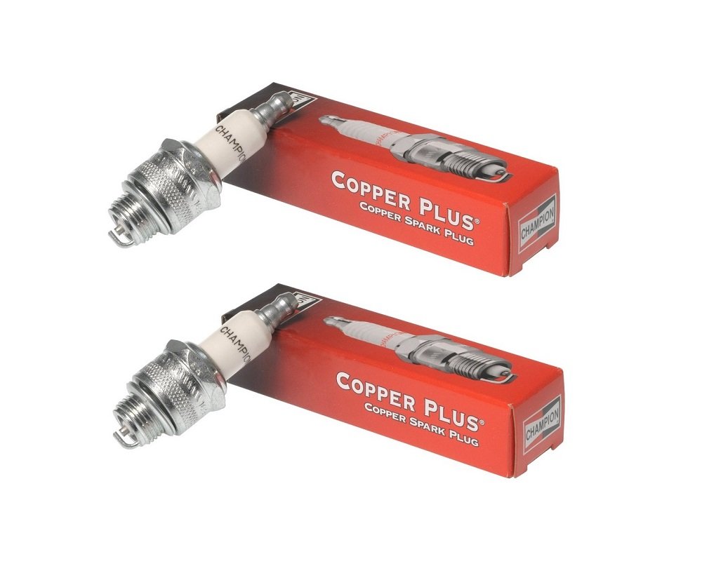 Champion RC12YC spark plug for lawnmower engines ensures reliable ignition and easy startup.