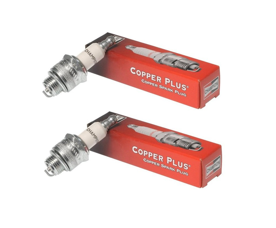 Champion RC12YC spark plug for lawnmower engines ensures reliable ignition and easy startup.