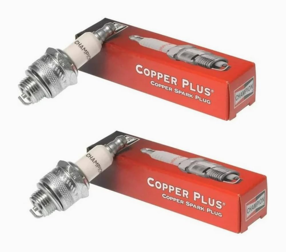 Champion RC14YC spark plug shown for easy replacement comparisons.