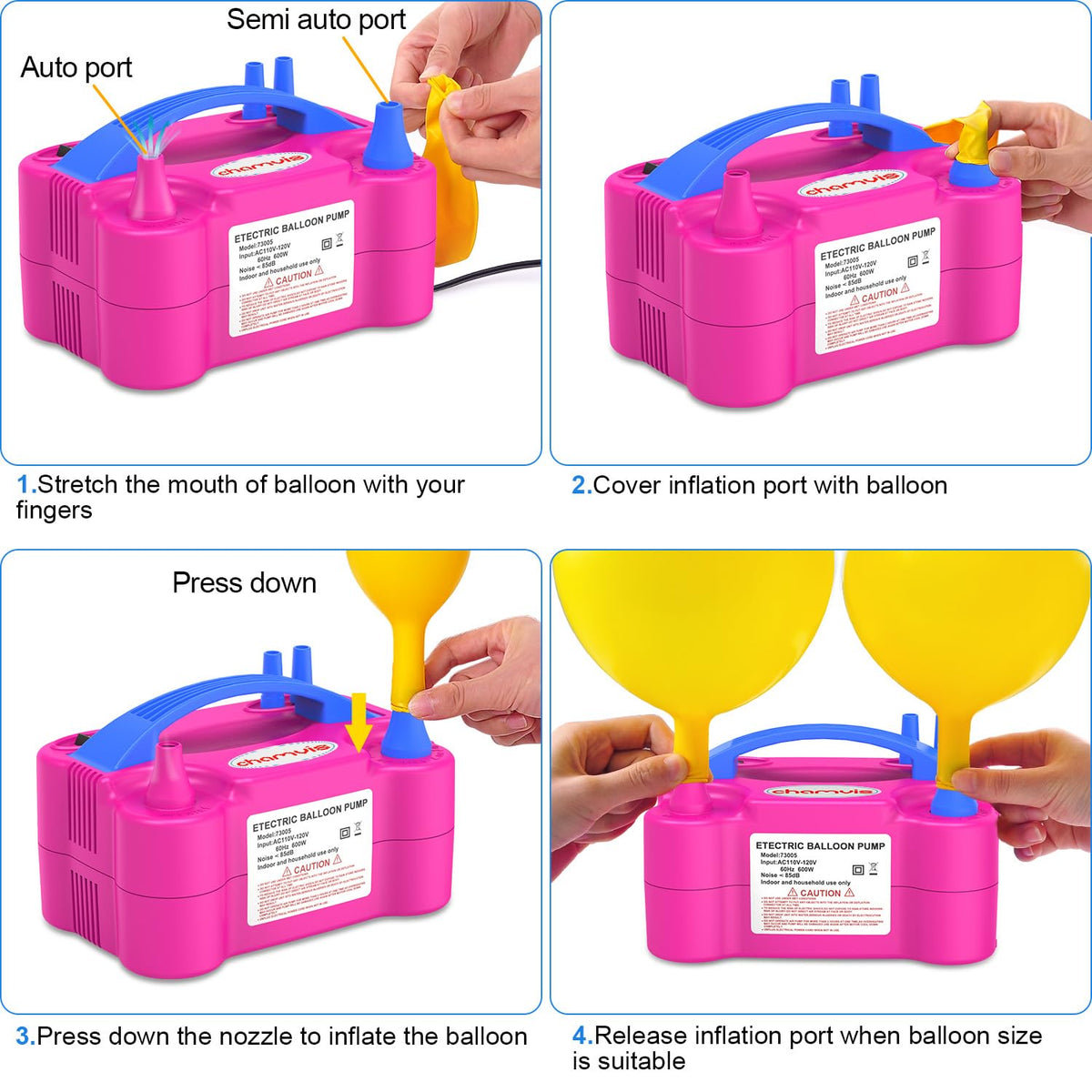 Chamvis water bag and weights add stability to prevent movement