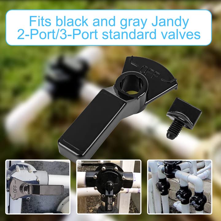 ChangTa black valve handle with 4733 reference image demonstrates durable finish