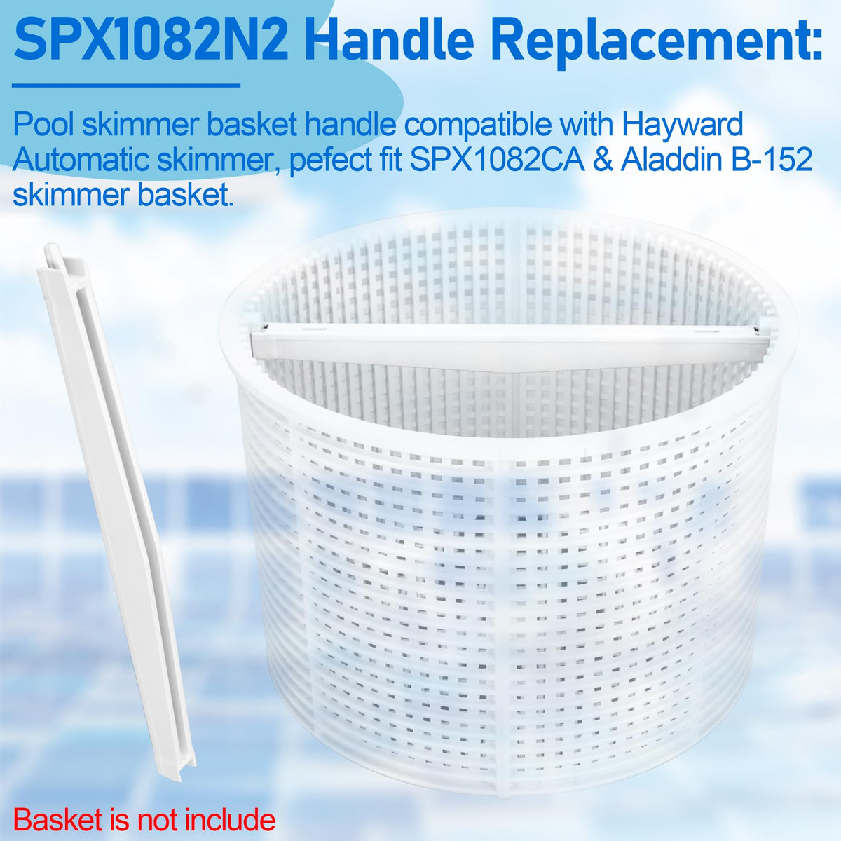 ChangTa durable plastic skimmer handle designed for long-lasting pool use