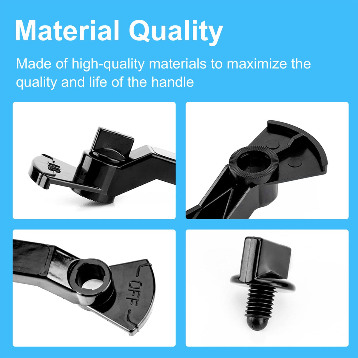 ChangTa easy-install close-up showing knob removal and handle swap