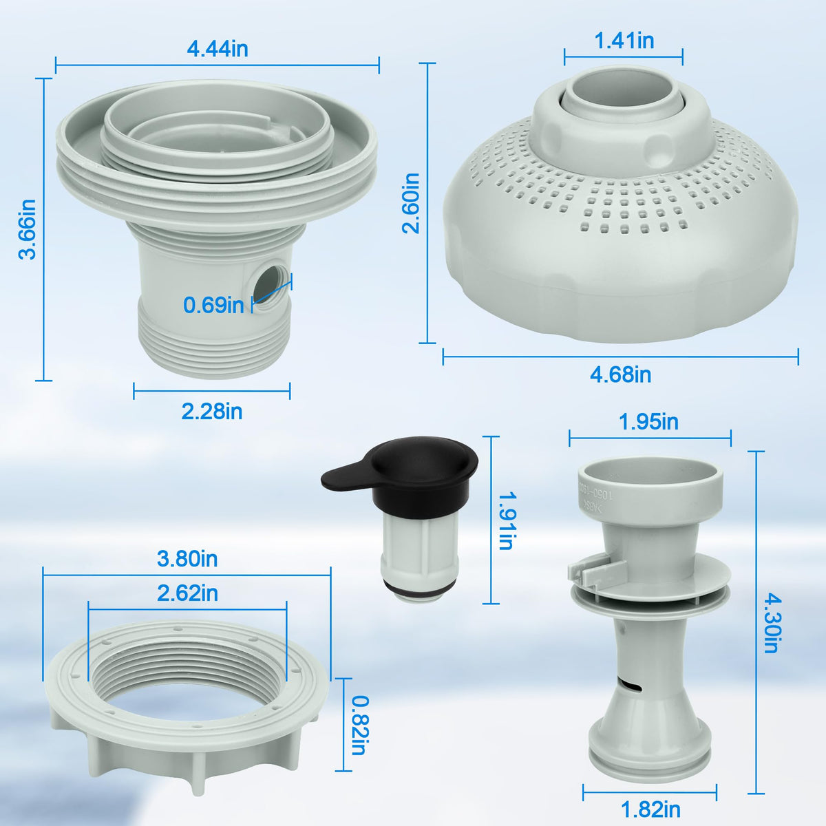 ChangTa easy-installation nozzle ready for quick pool maintenance